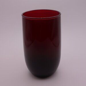 Red Colored Drinking Glass